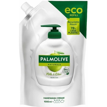 Palmolive Naturals Milk & Olive prírodné tekuté mydlo na ruky náhradná náplň 1000 ml