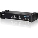 Aten CS-1764A 4-Port DVI USB 2.0 KVMP Switch, 4x DVI-D Cables, 2-port Hub, Audio