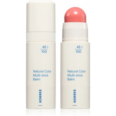 Korres Natural Color Multi-Stick Balm multifunkční líčidlo na rty a tváře Petal Pink 4,5 g