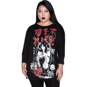 KILLSTAR Дамска тениска (туника) KILLSTAR - Rumour - Raglan - KSRA002590