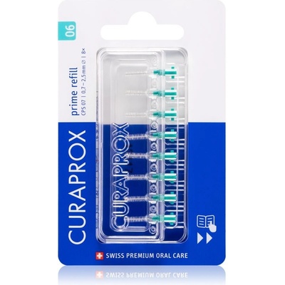 Curaprox CPS 06 Prime Refill mezizubní kartáčky bez držáku 8 ks