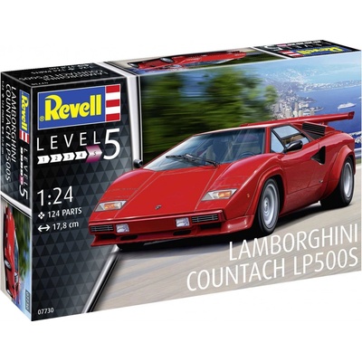 REVELL Plastic ModelKit auto 07730 Lamborghini Countach LP-07730 1:24