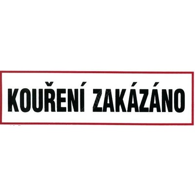 Červa | Bezpečnostní tabulka Kouření zakázáno