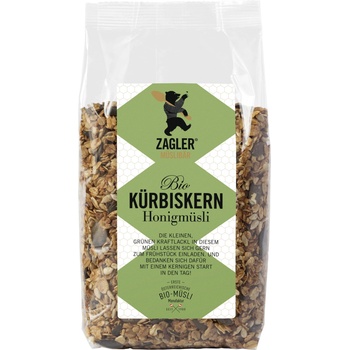 ZAGLER MÜSLIBÄR Био мюсли с мед и тиквени семки - 1000 г