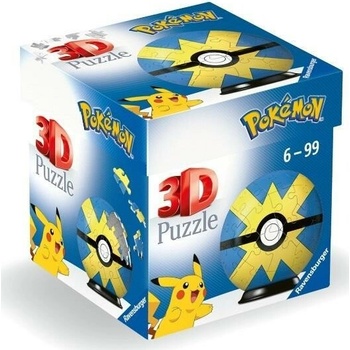RAVENSBURGER 3D Puzzleball Pokémon Quick Ball - 54 ks