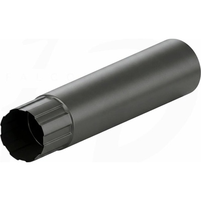 Krop Zvodová rúra oceľový Ø 90 mm 1 m RAL 7016 antracit