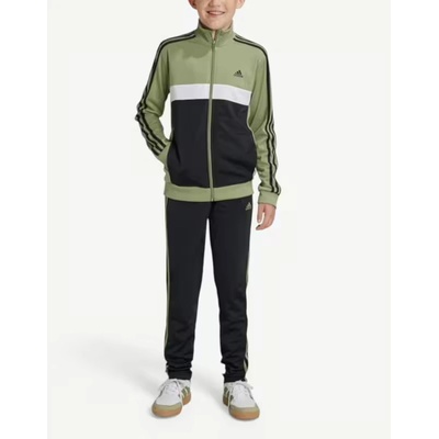 Adidas Essentials 3-Stripes Tiberio Track Suit Green/Black