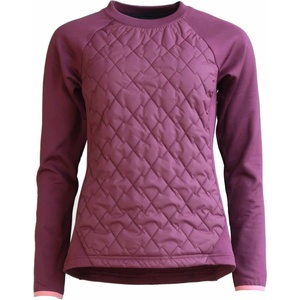 Zimtstern Дамска фланелка с дълъг ръкав за колоездене Zimtstern Women's Spinz Hybrid Sweater Synthetic jumper - Windsor Wine (104-6014-0213)