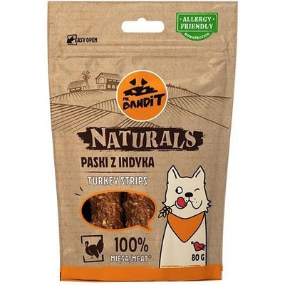 MR. BANDIT NATURALS krůtí proužky 100% maso 80 g