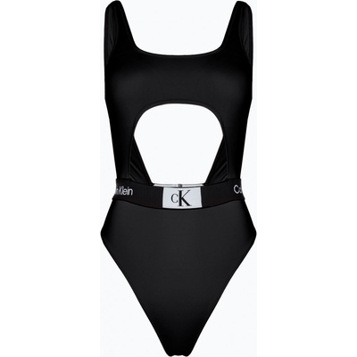 Calvin Klein Cut Out One Piece-RP jednodielne plavky black