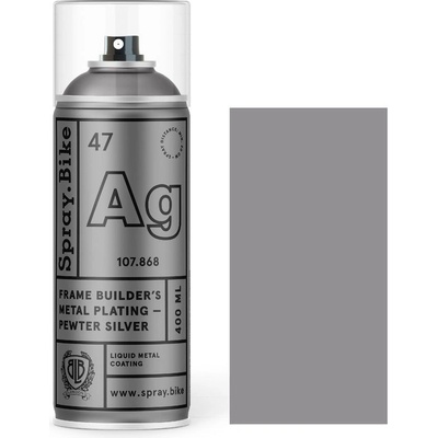 SprayBike Metal Plating 400 ml pewter silver