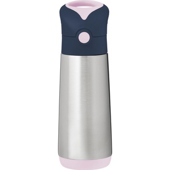 B.Box Termo Láhev 500 ml s brčkem 935 Indigo Rose