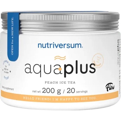 Nutriversum Aqua Plus nápoj s vitamínem C a vlákninou broskvový ledový čaj 200 g
