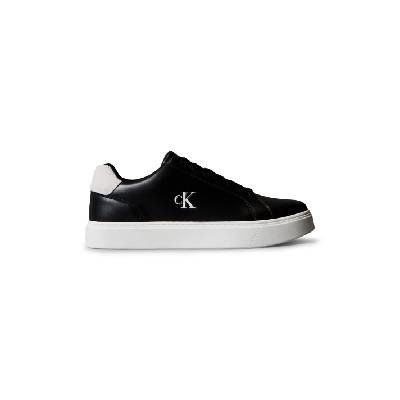 Маратонки Calvin Klein Men's Leather Classic Cup Low-Top Trainers - Black/White