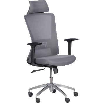 Ергономичен стол Carmen 7542 - сив (3520352_1)