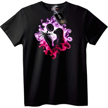 NOONEBRAND Тениска Череп и Любов - 5XL, Black