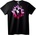 NOONEBRAND Тениска Череп и Любов - 5XL, Black