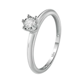 Image 1 of Bliss Дамски пръстен от бяло злато с диамант Bliss 20084185 (20084185)