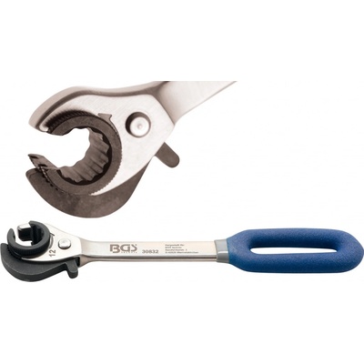 BGS klíč očkový otevřený ráčnový 12 mm, pro převlečné matice BS30832