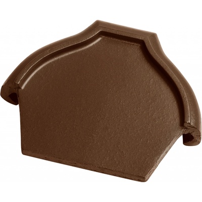 Tondach Hranice/Renoton 11 Ukončení hřebene vrchní 21 cm engoba hnědá