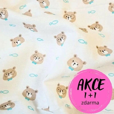 Prem plenková osuška Meďa brýle 90x100 cm – Zbozi.Blesk.cz