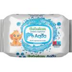  BEBELAN, влажни кърпички Aqua 99.6% пречистена вода, 64 бр