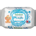  BEBELAN, влажни кърпички Aqua 99.6% пречистена вода, 64 бр
