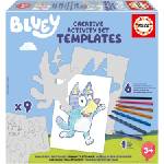 Educa Творчески комплект, Educa, Bluey, Шаблони