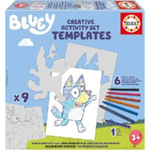 Educa Творчески комплект, Educa, Bluey, Шаблони
