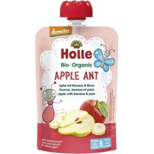 Holle Био плодов пауч Holle - Ябълка, банан и круша, 100 g (BB210528) - ozone