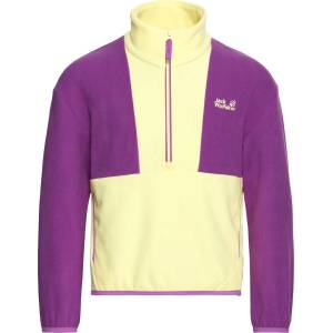 Jack Wolfskin Детски поларен пуловер Jack Wolfskin Kid's Colorblock Taunus Halfzip Fleece jumper - Daisy - размер 152 (EU) (704-5892-0315)