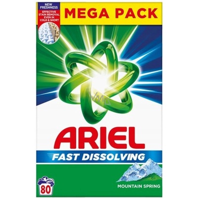 Ariel Prášek Na Praní Mountain Spring 4,4 kg 80 PD
