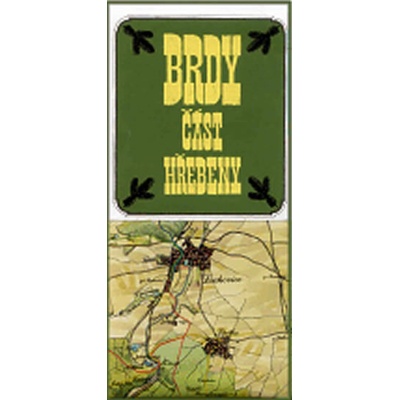 Mapa Brd - část Hřebeny