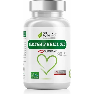 Revix Omega 3 Krill Oil tobolky pro normální činnost srdce a mozku 90 kapslí