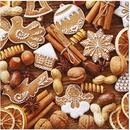 PAW Obrúsky L Rustic Gingerbread 33x33cm