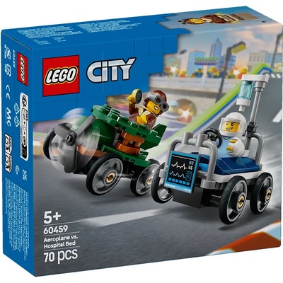 LEGO® City - Airplane vs. Hospital Bed Race Car Pack (60459)