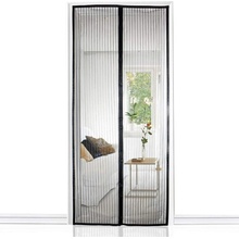 Malatec 12523 Moskytiéra do dverí s magnetky 80/90/100 x 210/220 cm čierna