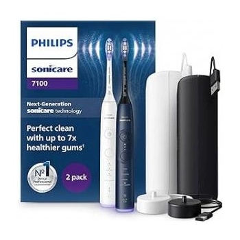 Philips Sonicare Series 7100 HX7429/02 (2 бр. , черно и бяло)