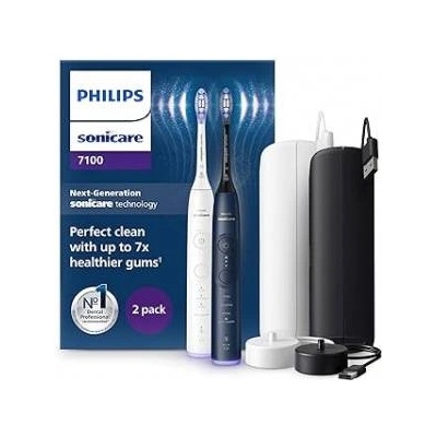 Philips Sonicare Series 7100 HX7429/02 (2 бр. , черно и бяло)
