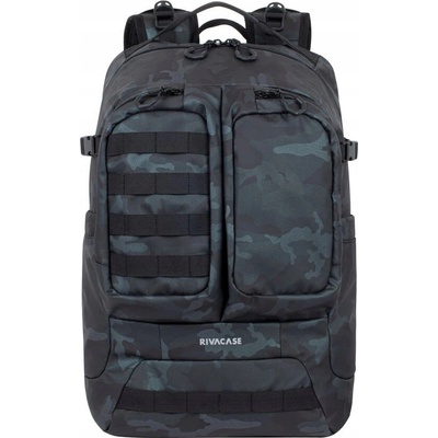 Riva Case 7661 šedá / Navy Camo batoh na notebook 17.3" RC-7661-N