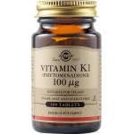 Solgar Vitamin К1, 100 mcg, 100 таблетки, Solgar