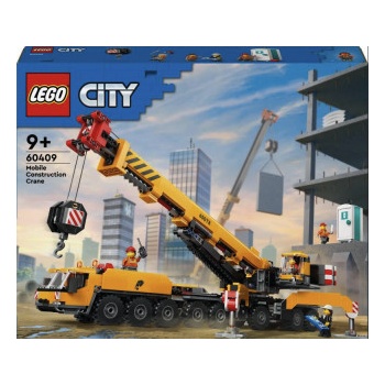 LEGO® City 60409 Žlutý pojízdný stavební jeřáb