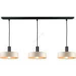 Keter Lighting Пендел LATTE 3xE27/60W/230V бежов/черен (KE0116)