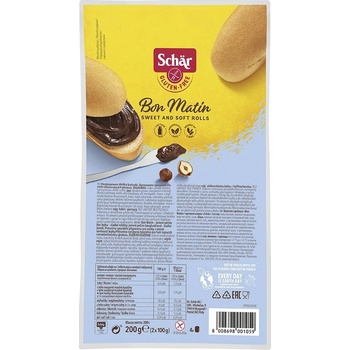 Schär BON MATIN žemle bezgluténové sladké 4x50 g