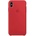 Apple Silicone Case - оригинален силиконов кейс за iPhone XS (червен)