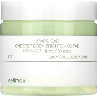 Celimax Peelingové polštářky na tělo Ji Woo Gae One Step Body Brightening Pad 110 ml 60 ks