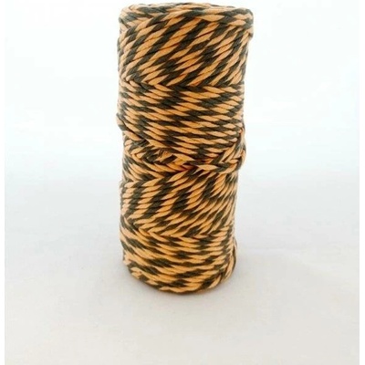 Yarn Melow Šňůra Angel 3mm Mix Oranžovo-zelená