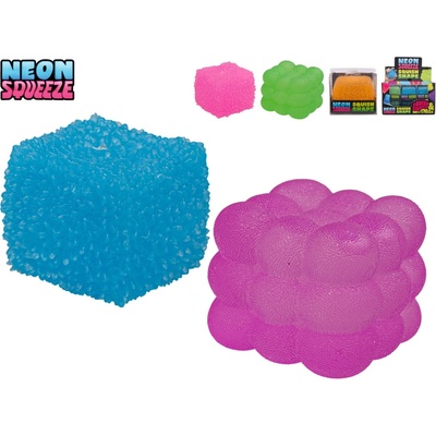 Neon Squeeze kocka strečová sugar 5 cm antistresová hračka