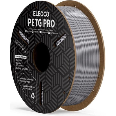 Elegoo PETG PRO -1.75mm-1KG-Cardboard Spool-Grey (50.203.0205)