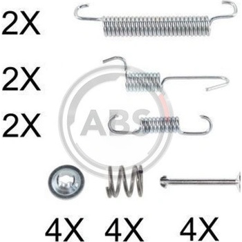 A.B.S. Sada prísluženstva brzdovej čeľuste 0894Q